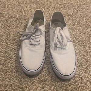 White Canvas Sneakers